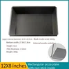 Inner non-stick 12*8 inches-detroit pizza pan