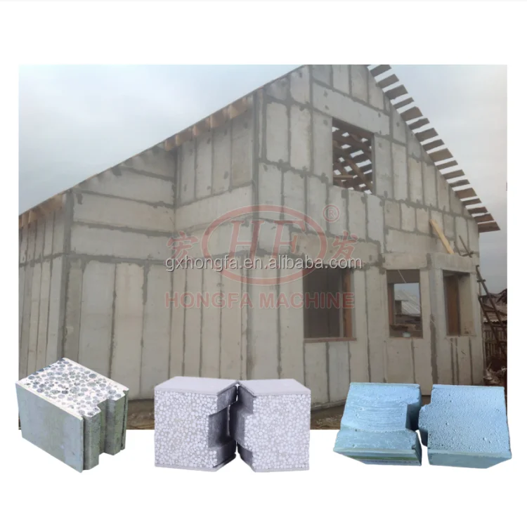 Price EPS Wall Panel Machine Concrete Block Cement Brick Making Machine 3d Wall Panel  Haydite Concrete Making Machine