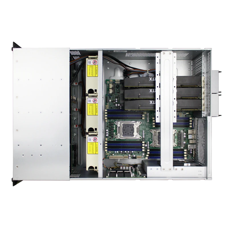 Toploong  Deep Learning Gpu Server Chassis AI  Rackmount Server Case 12 Hdd Bay  Chassis Desktop  With 6GB Expander Backplane