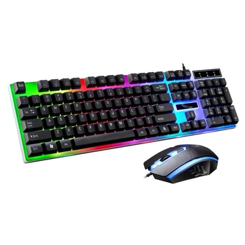 ZGB G21 1600 DPI Mechanical Keyboard Wired Backlight USB Computer Accessories Colorful Mechanical Gaming Keyboard