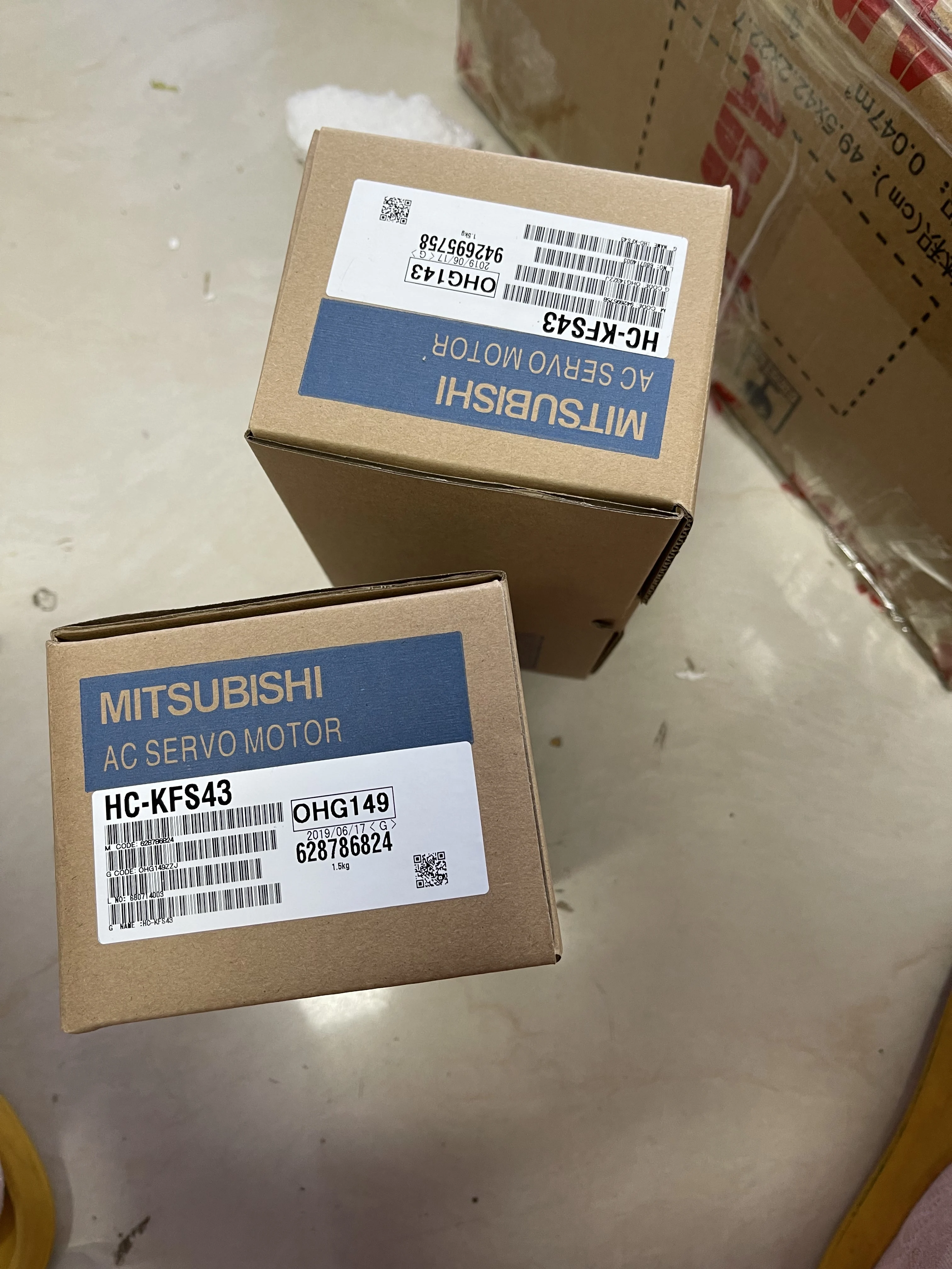 Mitsubishi AC Servo Motor HC-KFS43