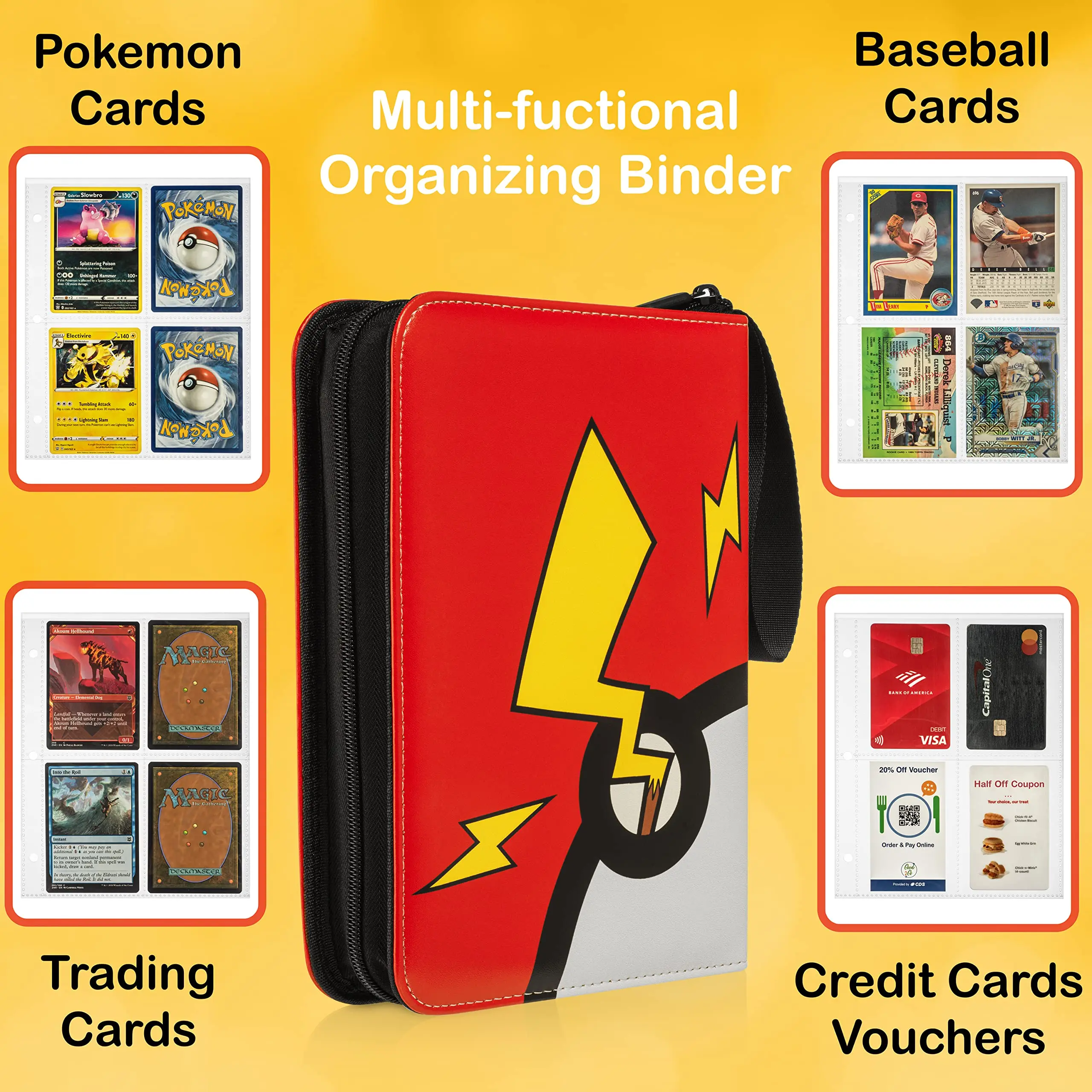 Charizard PVC Pockets Folder Display Sheet Protector Photo Gx Original Tcg  Foir Poke Mon Trading Cards Sleeves Photocard Binder