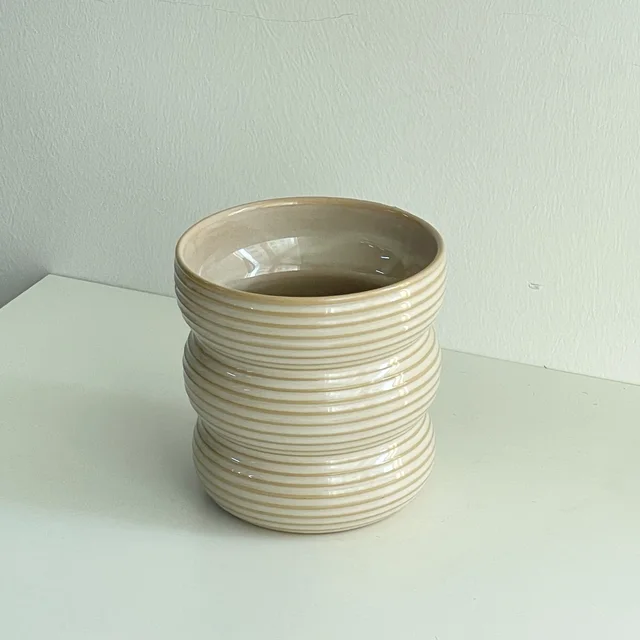 Hot Sale Decoration Reactive Glaze Ceramic Flower Pot Unique Ceramic Vase for Home Decor
