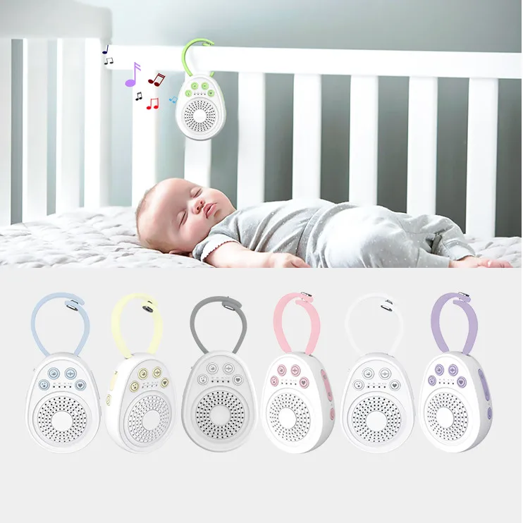 Only 74g 108 Hours Continuous Working 20 Soothing Sounds Kids Baby Sleep Soother White Noise Babies Mini Portable Sound Machine