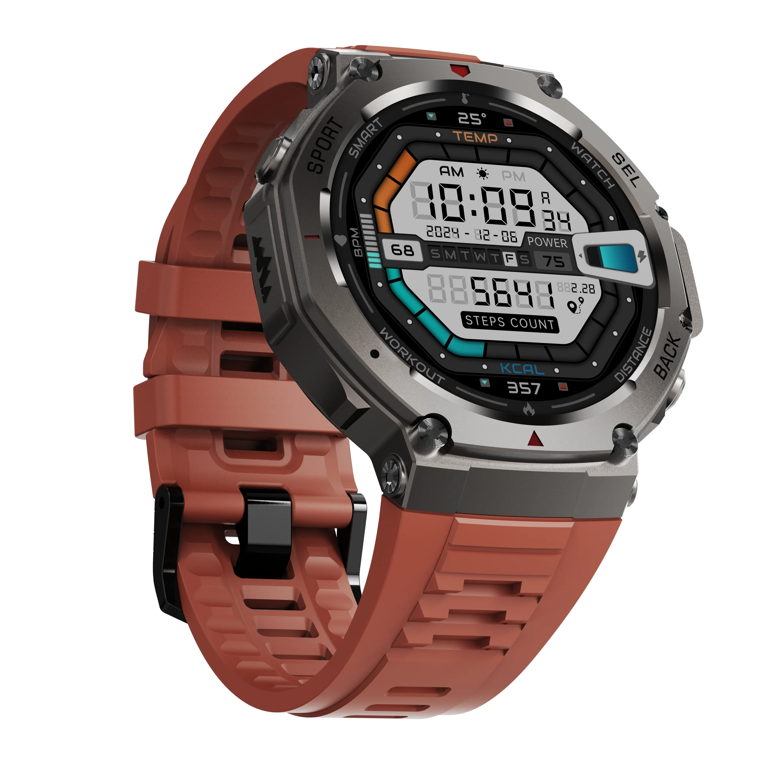 5atm Waterproof Dm58 Gps Smart Watch For Swimming Hiking