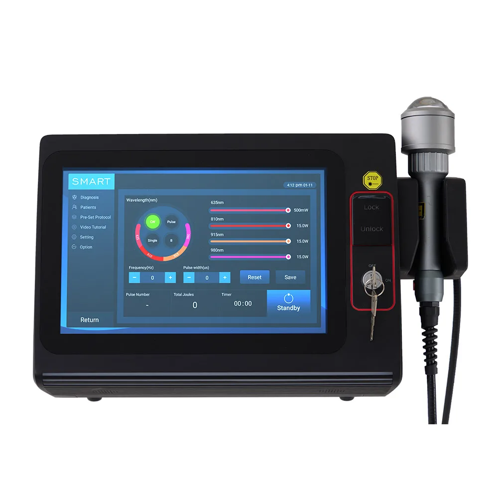Class 4 Laser Therapy System of Veterinary Use Therapy Laser for Horse 810nm 980nm 1064nm High Power Laser Therapy Machine