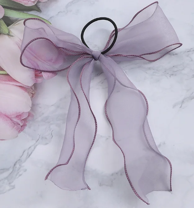 Cute Ribbon String Gordon Ribbons 38mm Cute Organza Ribbon Sheer Ballet Ribbons Bow With ...