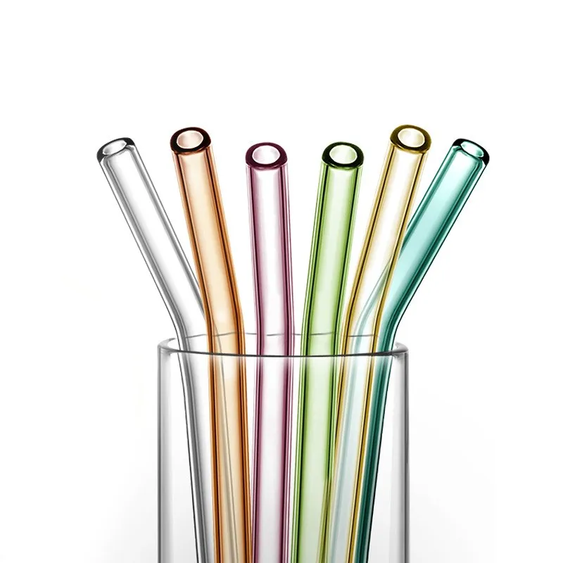 Wholesale Diameter 8mm 10mm Straight and Bent Borosilicate Pyrex Glass  Drinking Straw - China Glass Straw and Glass Straws price