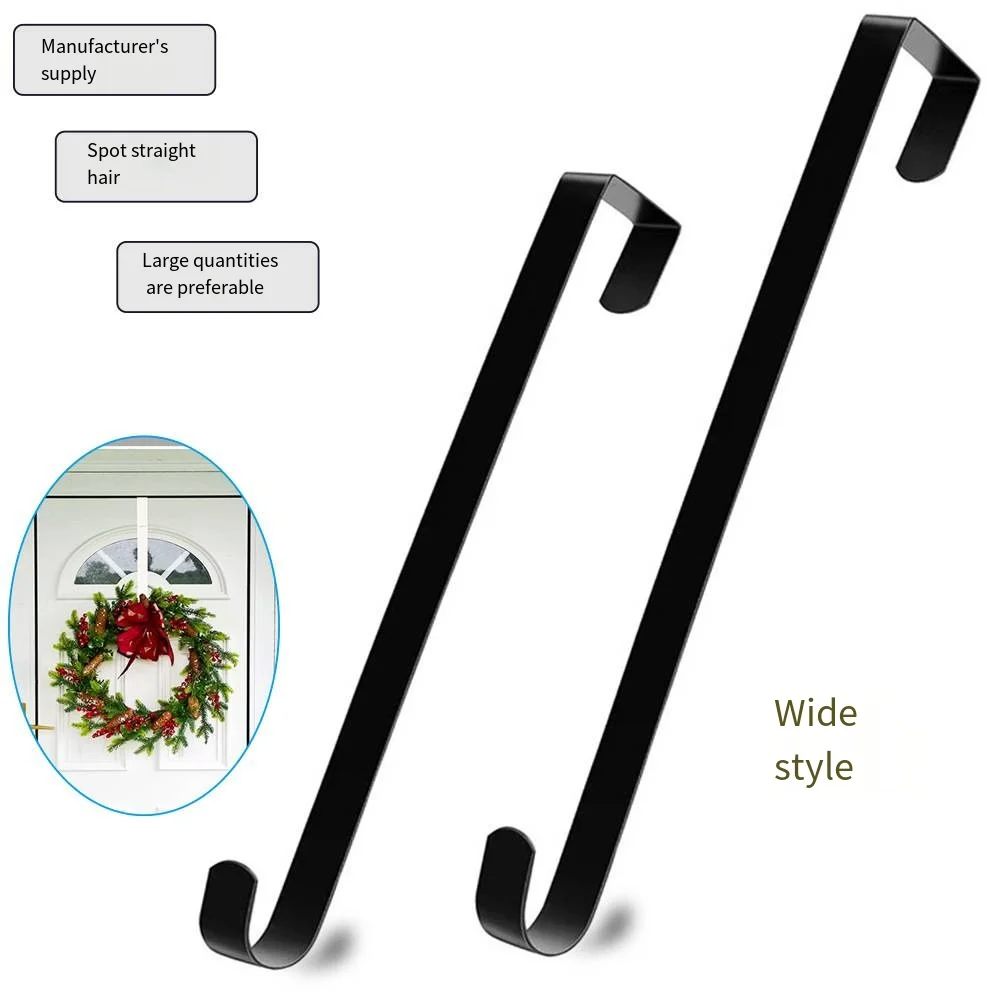 Christmas decoration solid color wreath novelty hooks behind the door novelty hooks Amazon home hot white novelty hooks