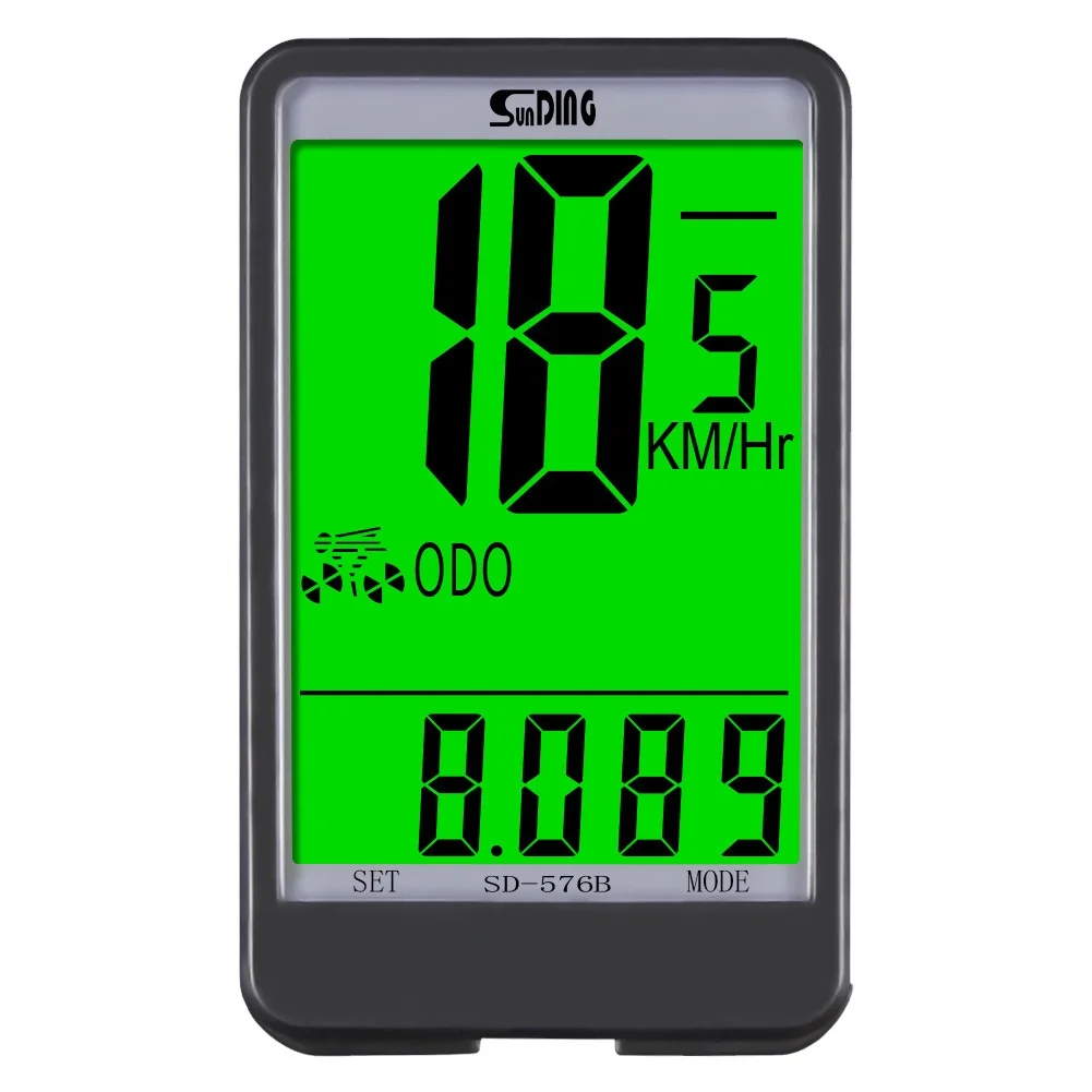 Waterproof Wired LCD Odometer Speedometer for Bike Bicycle Cycling Computer exp 