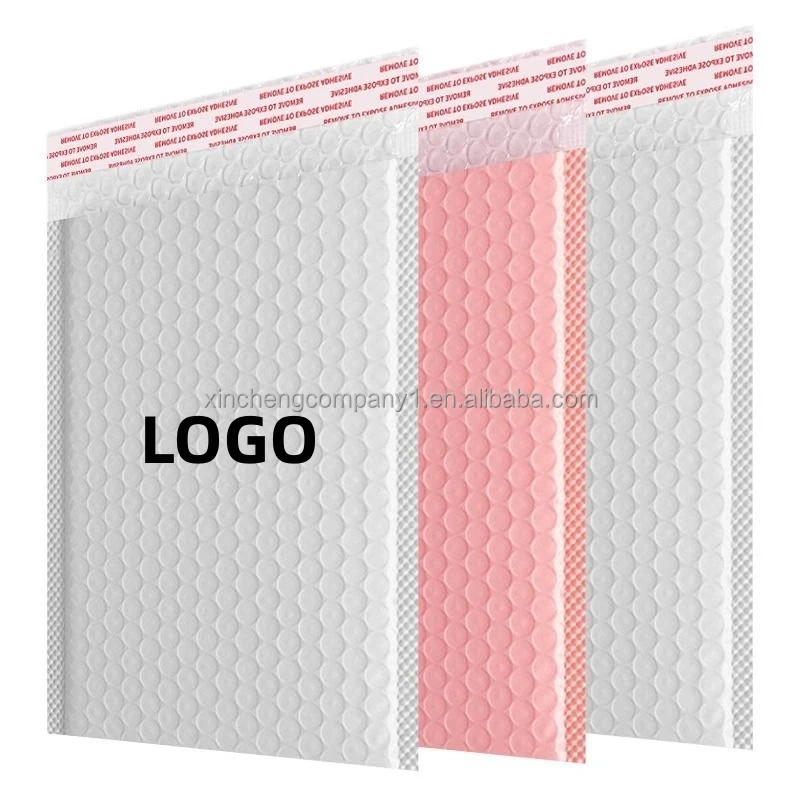 Custom Mailing Bag with Logo Waterproof Padded Envelopes with Self Seal Shipping Bags White Bubble Mailers