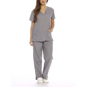 Factory Wholesale Nurse Fig Scrubs Uniforms Sets Custom Hospital Uniforms Suit Customized Breathable Medical Nursing Uniforms