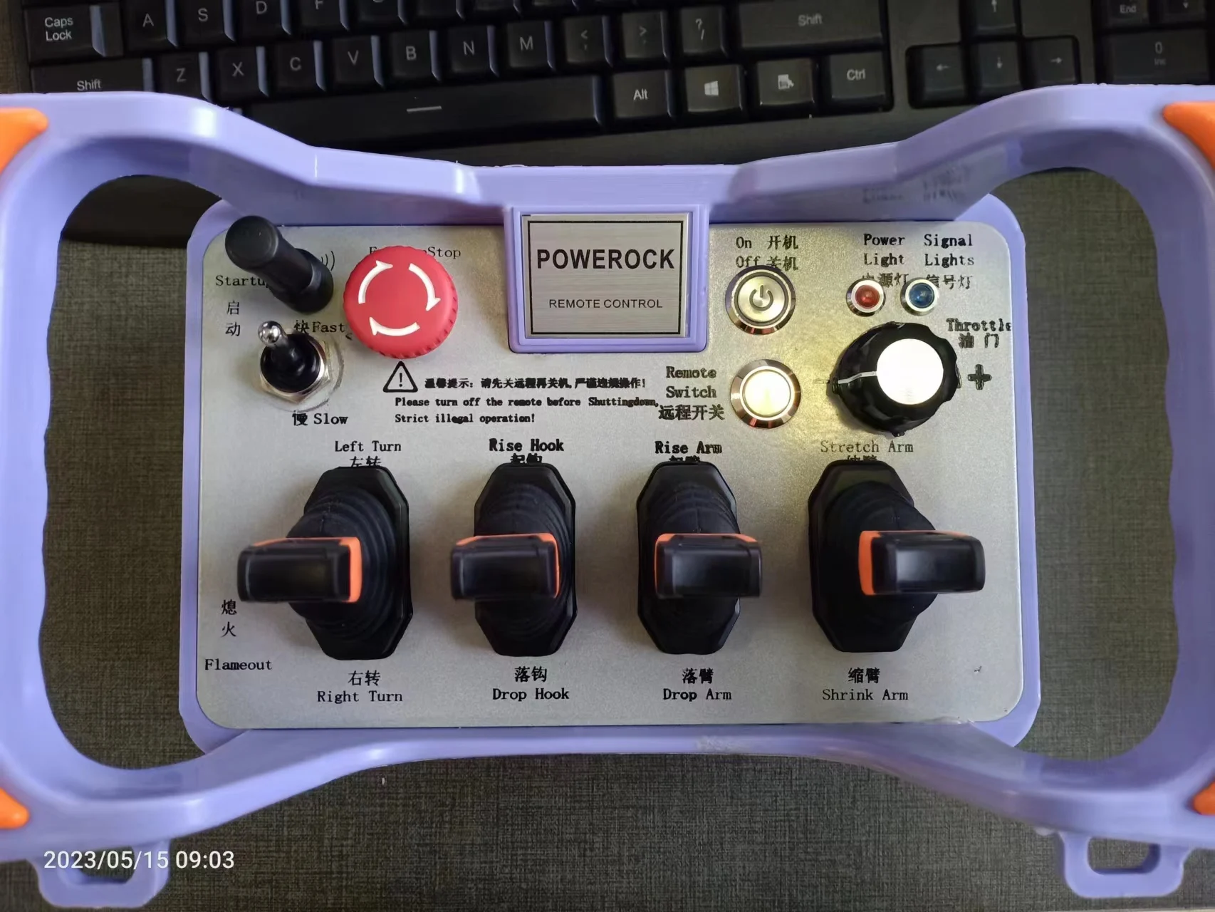 Hiab Truck Crane Radio Proportional Remote Control 12V 24V