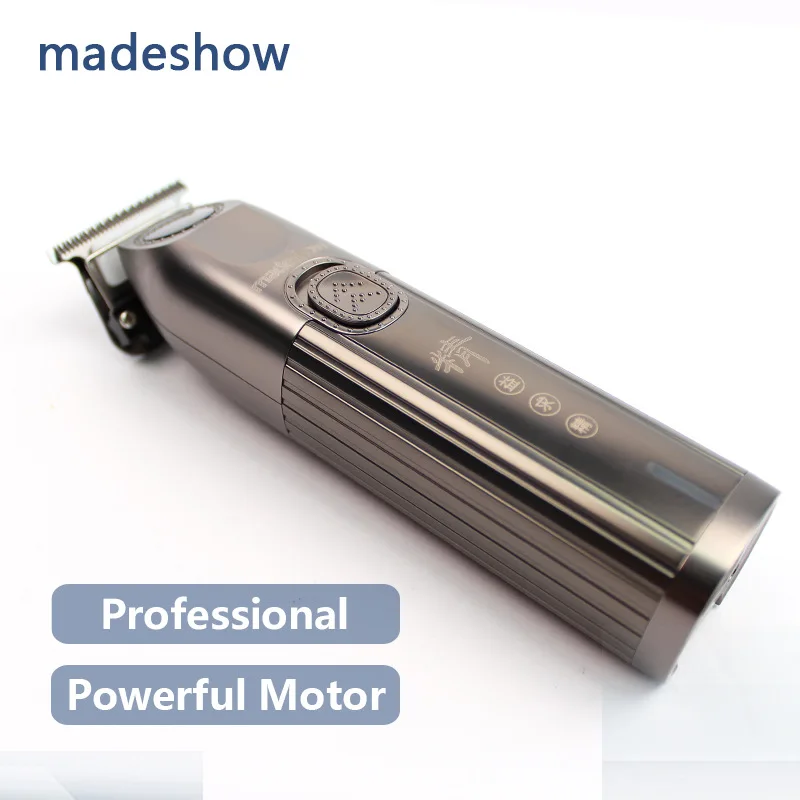 madeshow M9 プロ仕様コードレストリマー Madeshow M9 Professional Men's Hair Clipper - App-Controlled Shaving