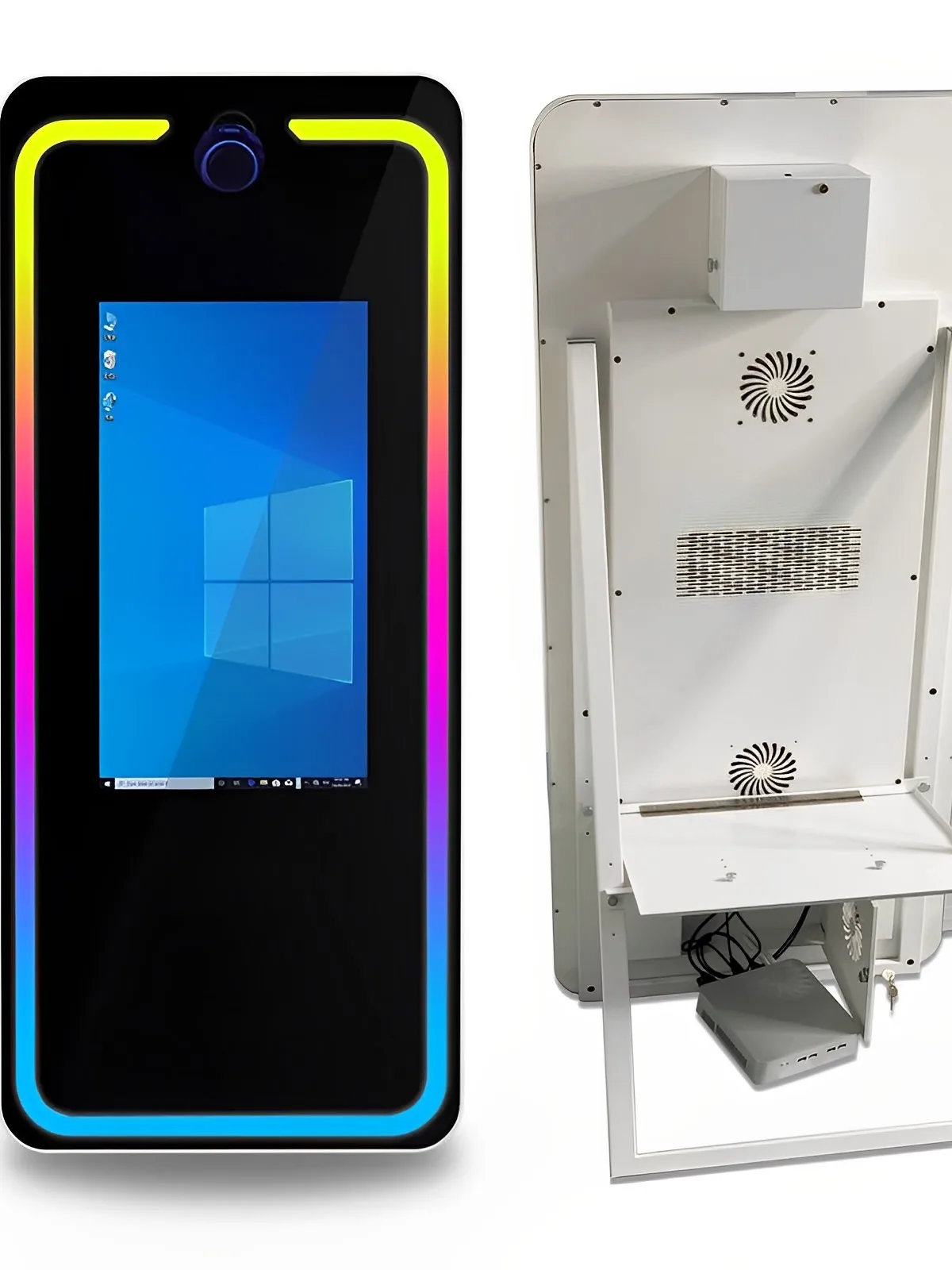 Magic Mirror Photo Booth Led Frame Screen Case Transport Mirror Selfie