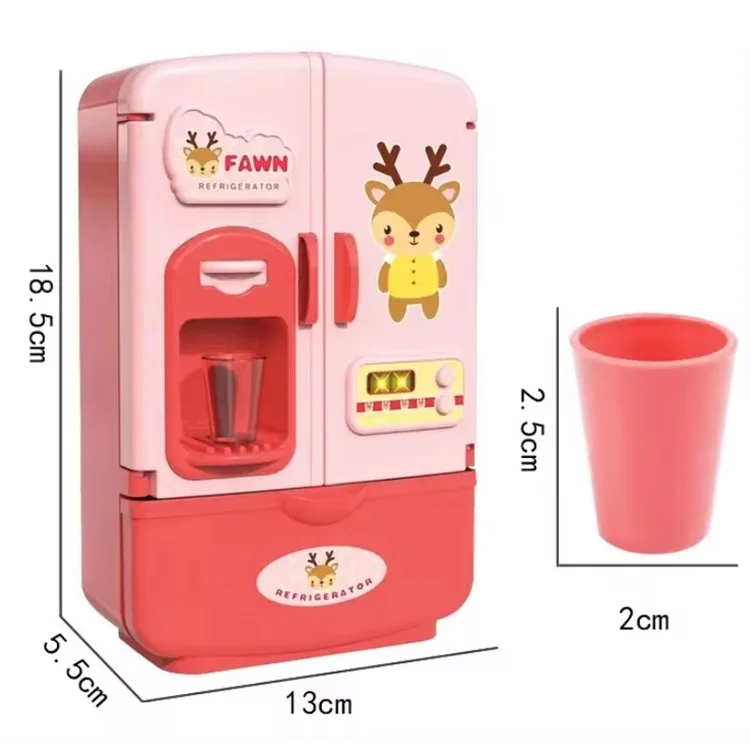 Hot Sale Plastic Kitchen Game Set Kid Pretend Play Refrigerator Toy ...