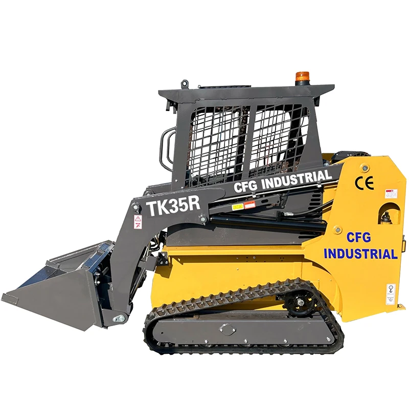 TK35R Spedizione Gratuita Nuovo Caricatore per Movimento Laterale con Cingoli in Gomma Caricatore Frontale