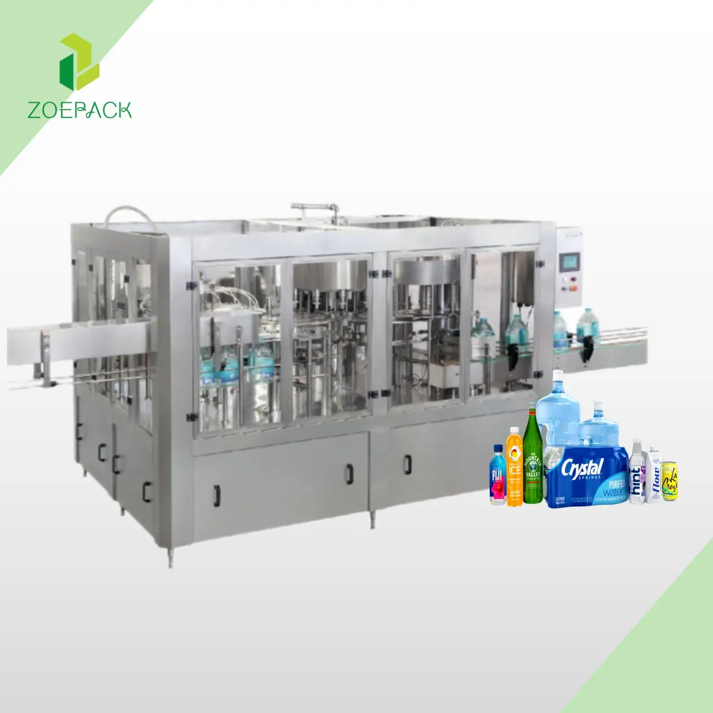 Aqua curatio Bottling Flans Liquid Implens Capping Machine