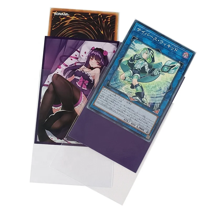 YGO Matte Clear Outer Sleeves for Yugioh Cards 65x92mm Board Game Card Sleeves Tcg Card Sleeve YGO Matte Clear Outer Sleeves for Yugioh Cards 65x92mm Board Game Card Sleeves Tcg Card Sleeve