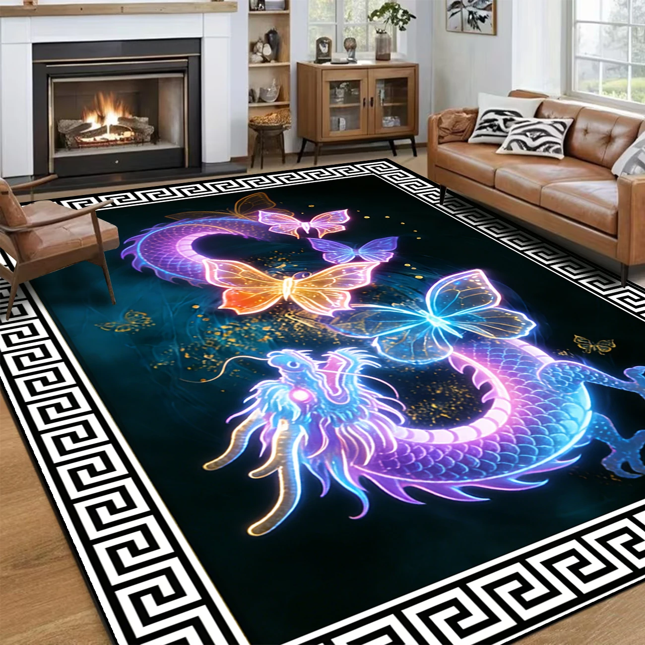 High Quality Royal Floor Fabric Modern Luxury Crystal Velvet Carpet 3D Area Rug Mats for Living Room Gray Carpet Flooring Tapete