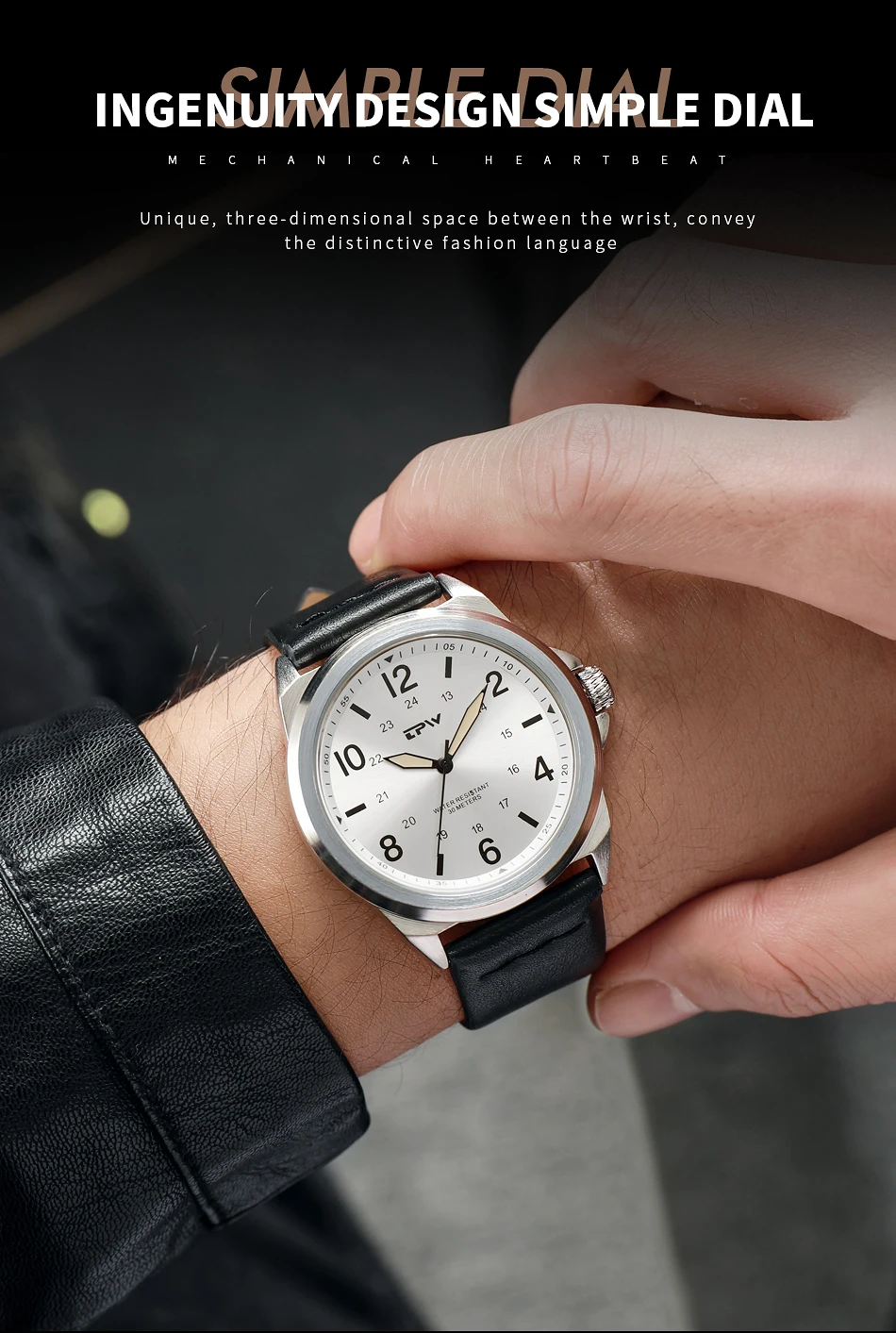 Shop Our Wholesale 42mm Luxury Men's Watch - Custom Analog