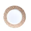 Blanco con oro rosa