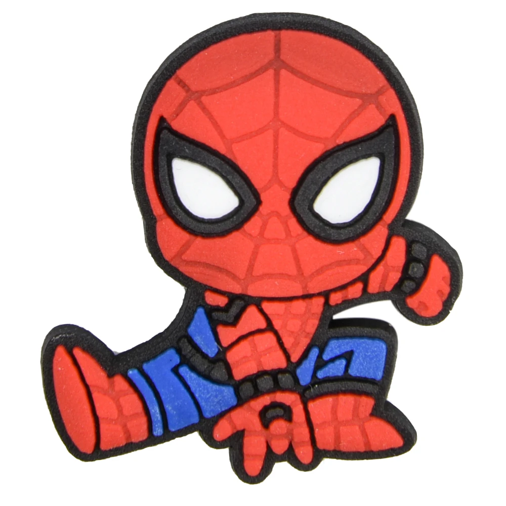 Wholesale Spiderman Hoe charms,10 Pieces