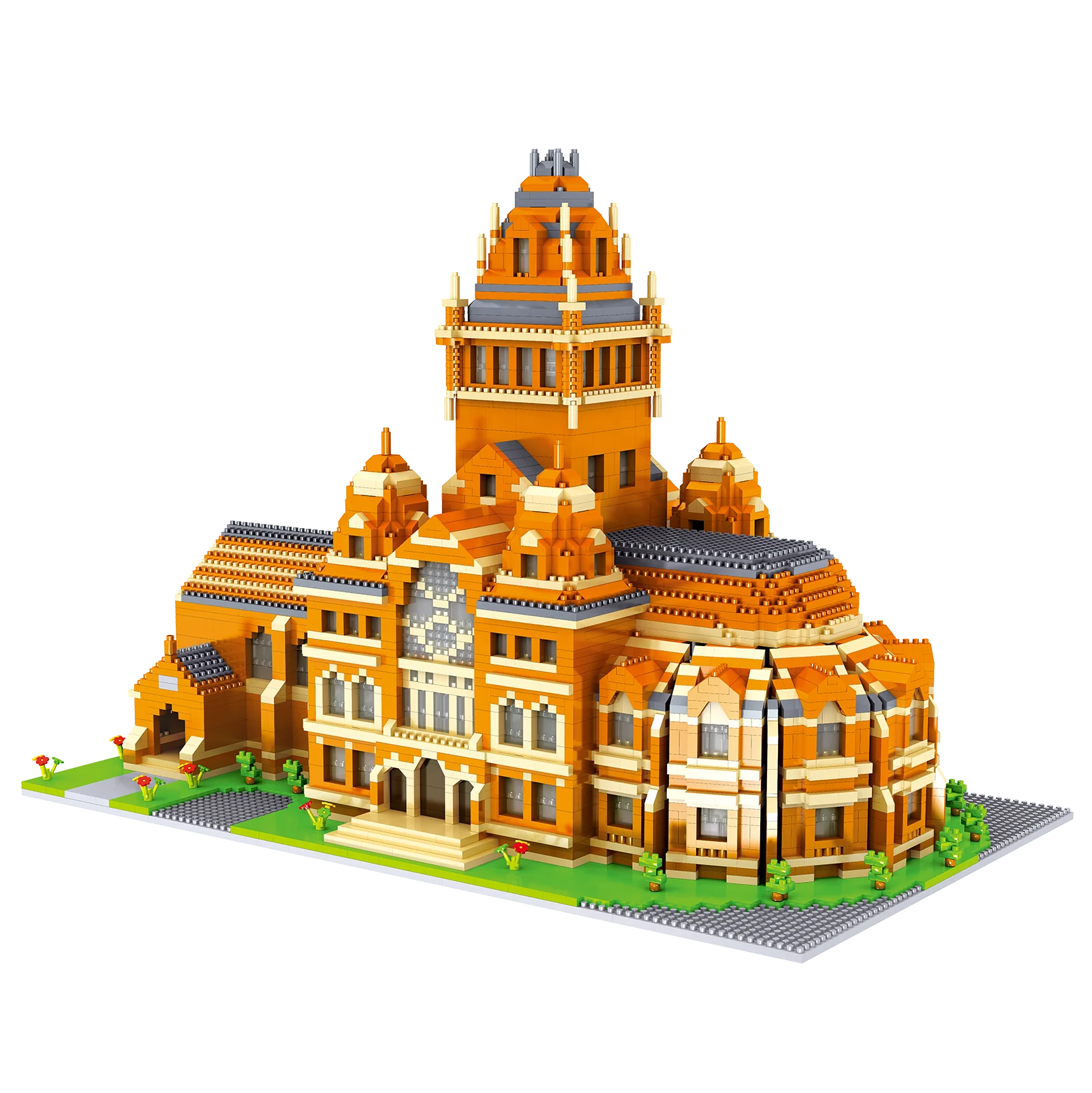 Architecture Diamond Building Block Sets Block Toys Harvard University 5379PCS