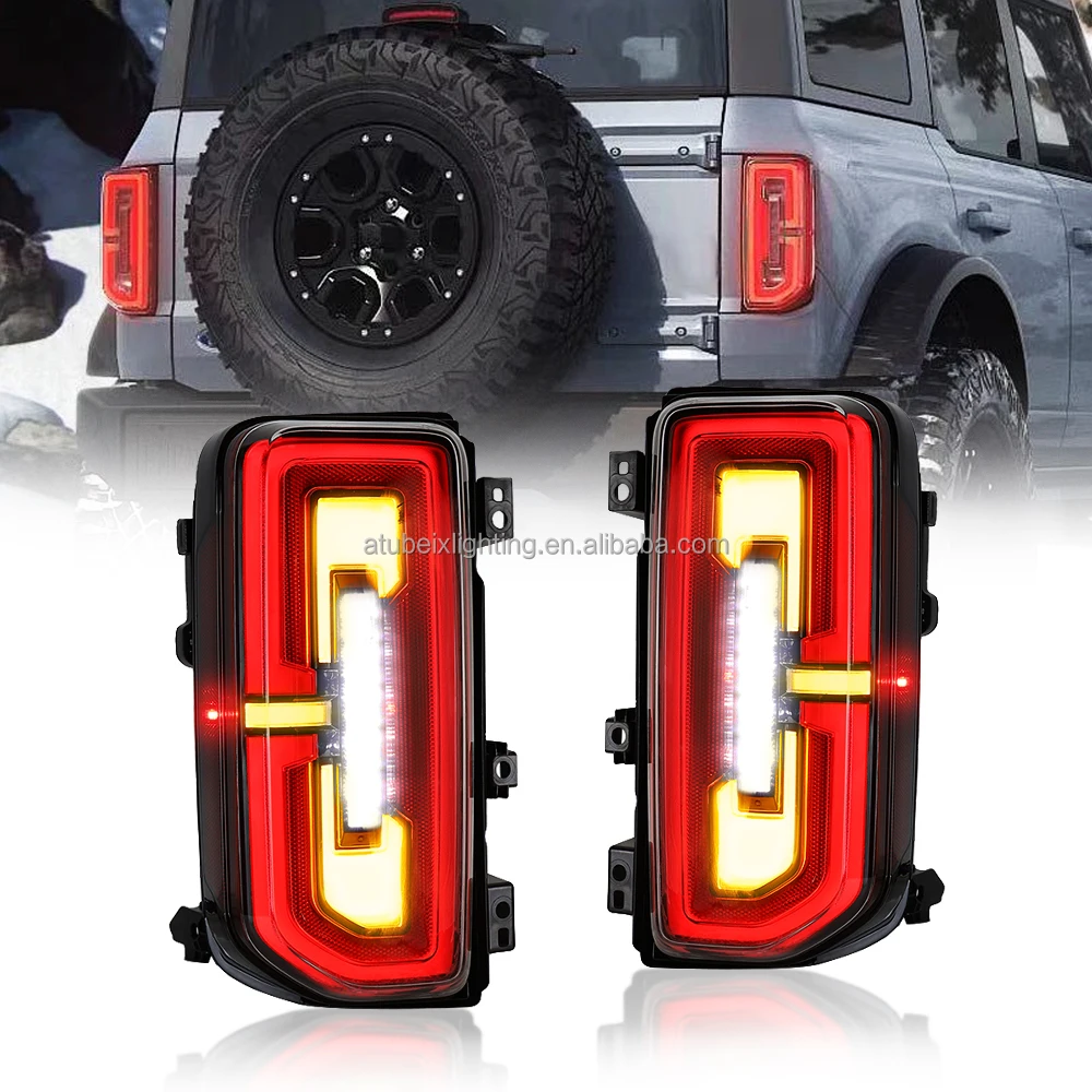 Bronco Led Tail Light Assembly For Ford Bronco 20212022 2/4door Buy