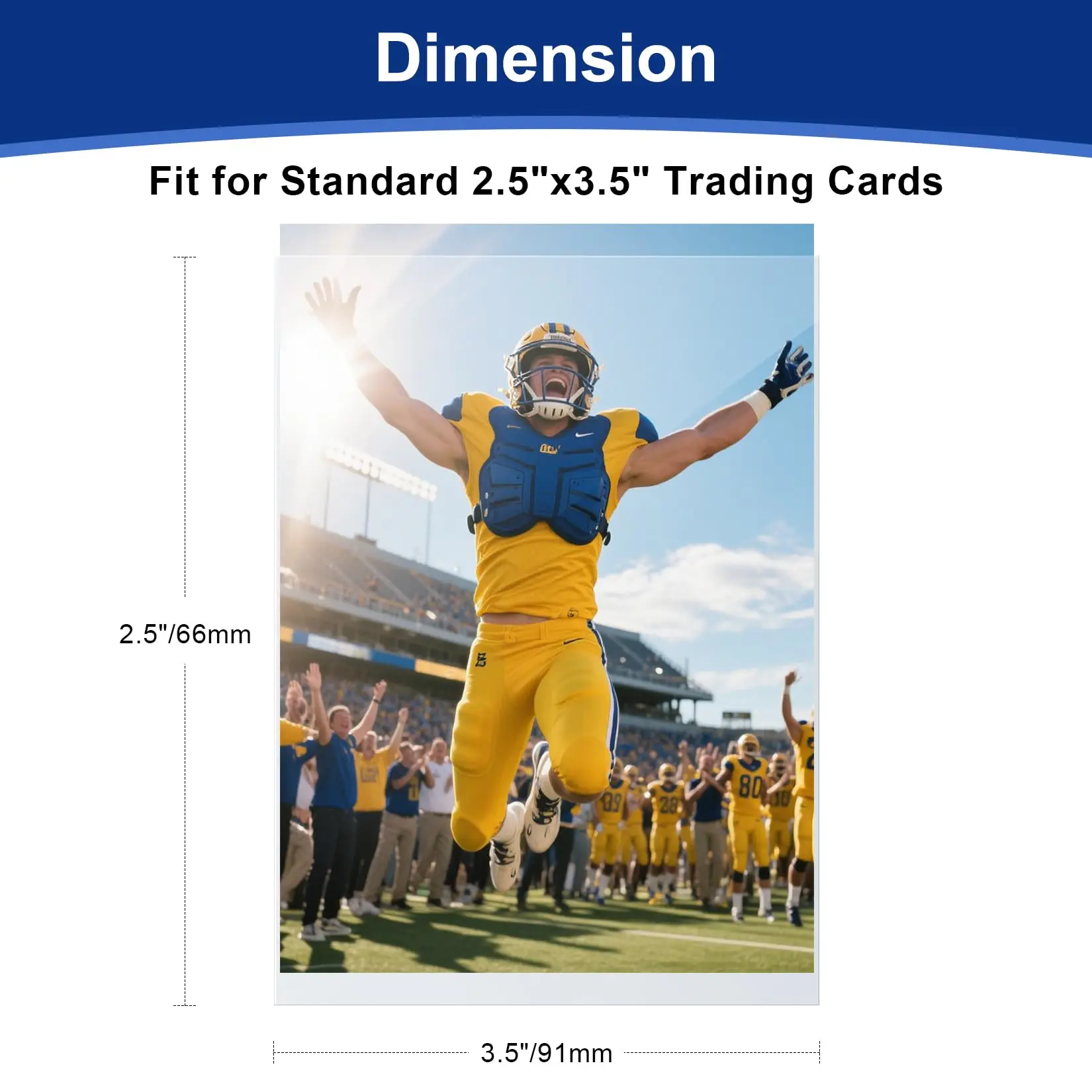 Trading Card Sleeves Sports Game Card Protection Bags 67x92mm Penny Sleeves  Ultra High Pro Card Sleeves