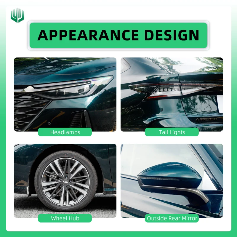 2022 автомобиль 1 6 T CHERY ARRIZO 8 подержанные автомобили новая версия 4 колесный топливный китайский