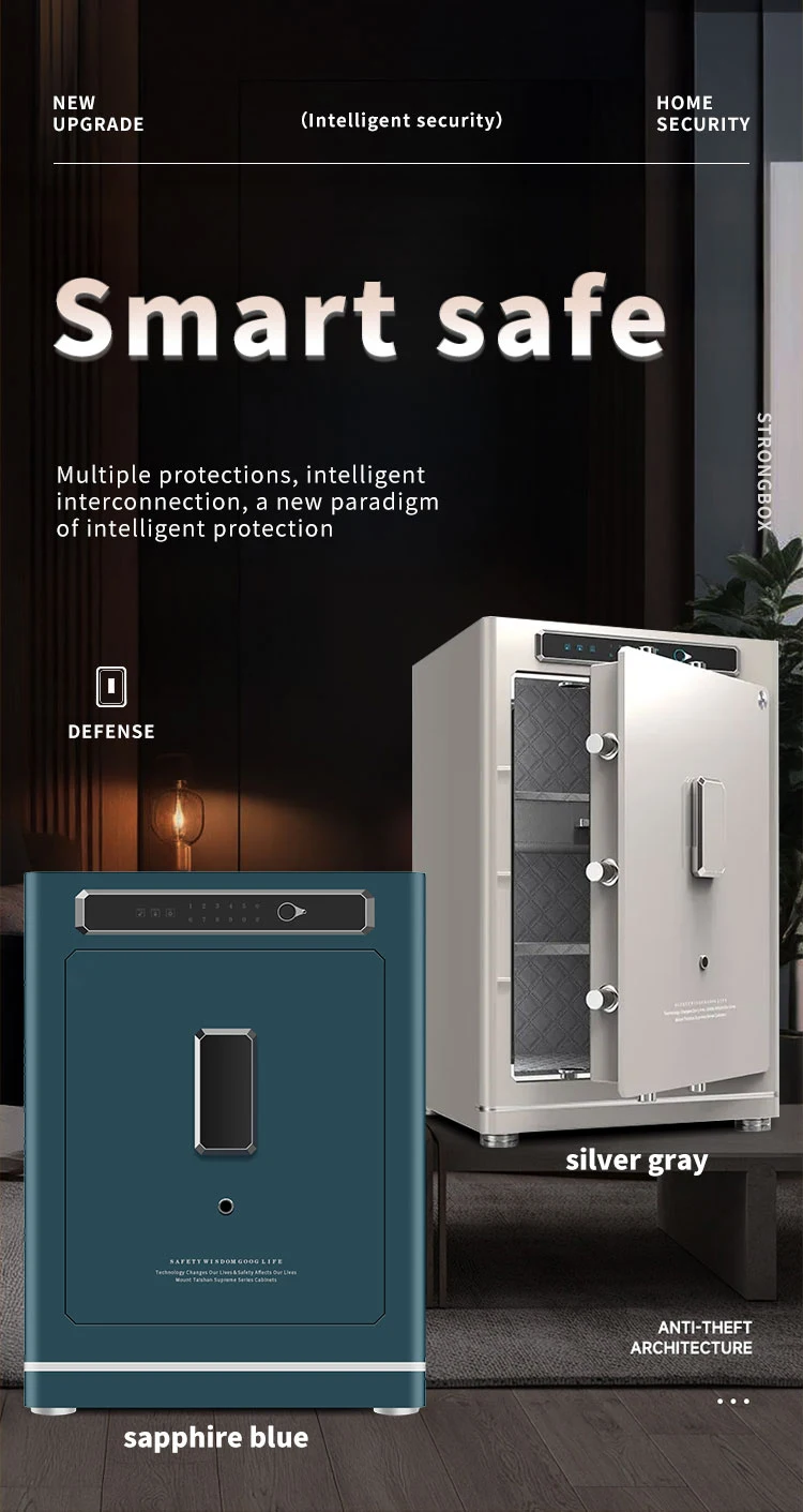 CEQSAFE Large Digital Safe Box Smart TUYA APP WIFI Anti-Theft Secret Safe With Combination Lock Key Remote Opening Safe Box manufacture