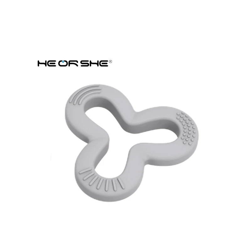 Набор мягких силиконовых детских прорезывателей для зубов Heorshe, жевательная игрушка для малышей