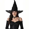 Cappello nero plissettato