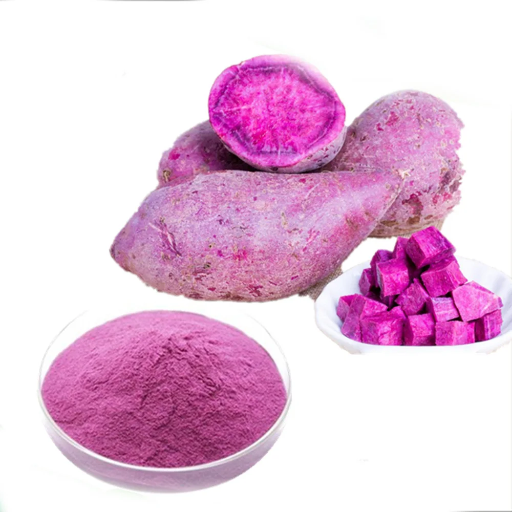 Purple Sweet Potato Powder Purple Yam Powder 100 Water Soluble Purple