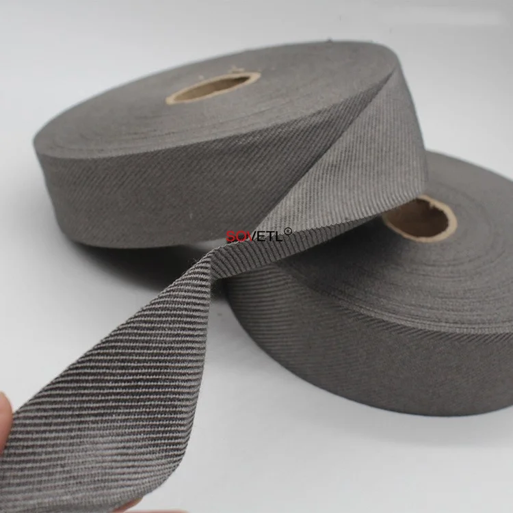 1200 Degrees Heat Resistant Webbing Anti-static Strap 316L Stainless Steel Ribbon Conductive Ribbon