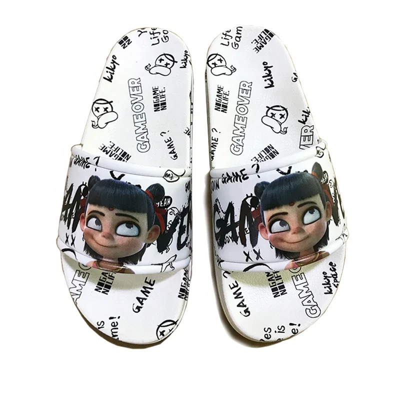 Сланцы из ПВХ для мужчин и женщин сандалии с индивидуальным логотипом на