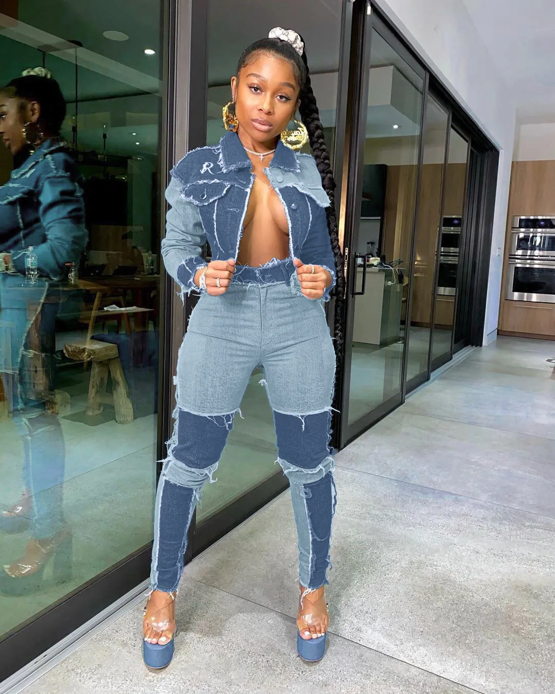 Novedad de 2022! Pantalones de mujer con cordones a la moda