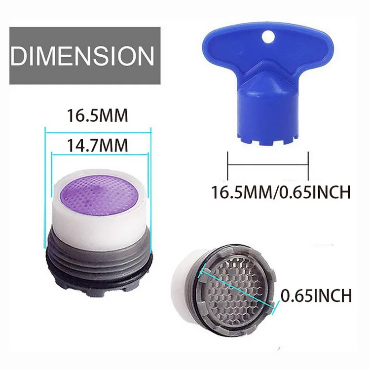 Modern Design Universal Key Bubbler Opener Wrench Plastic Sprinkle Spanner Faucet Aerator Removal Tool for Faucet Aerator