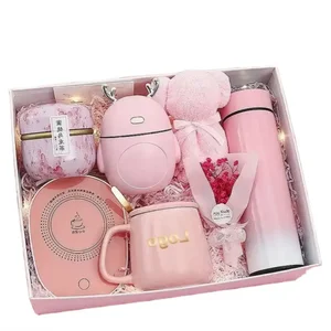 Wholesale Women's Gift Set Intelligent Water Cup Heating Pad Mug Humidifier Set Birthday Gift Women's Set Holiday Gift