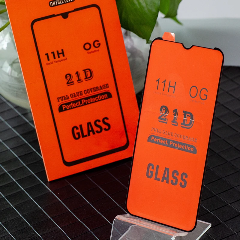 Cristal templado 21D para redmi 9 protector pantalla barato