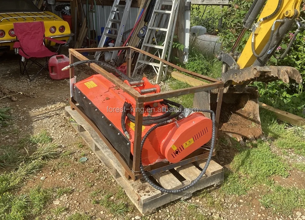 Excavator Mulcher Attachments For Sale / Best Mini Excavator Mulcher