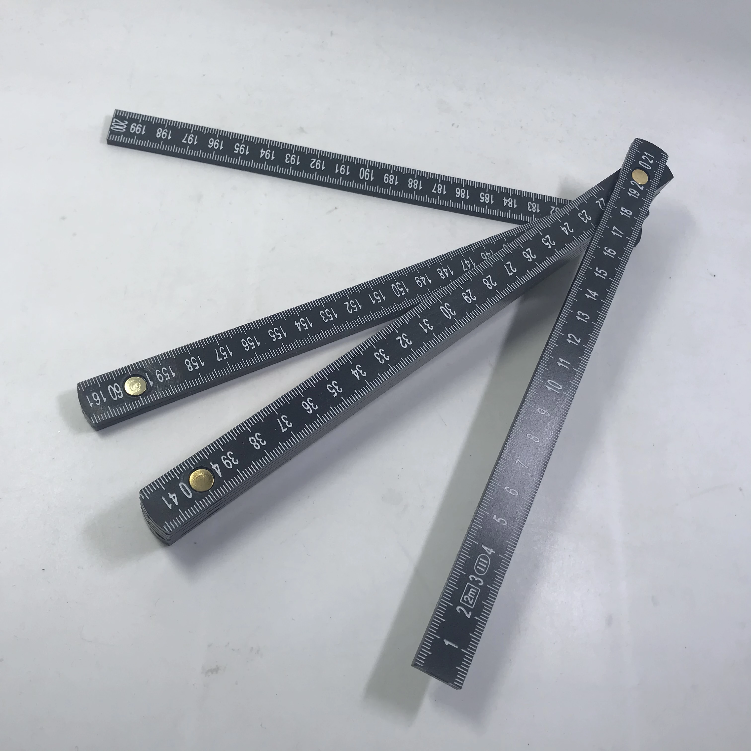 
 Пластиковая Складная Линейка 2 м с логотипом для рекламы  