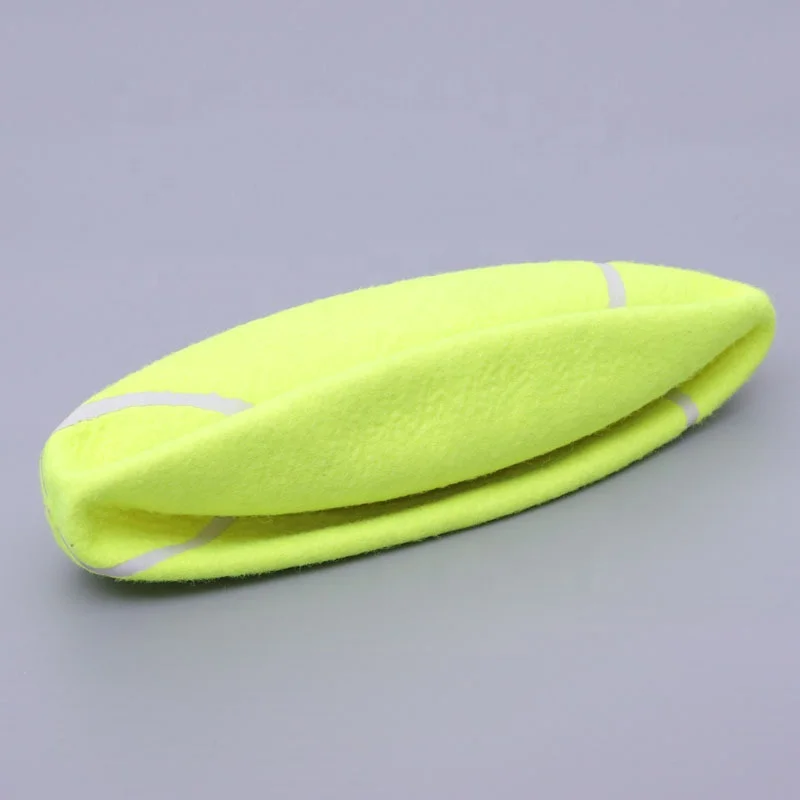 AMA SPORT Factory Deflated Oversize Signature Tennis Ball Pet Toy Funny 9.5 Inch Jumbo Tennis Ball for Dog