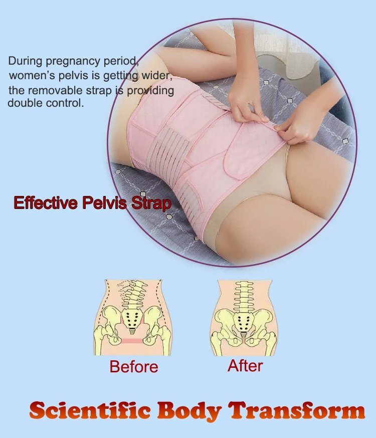 3 In 1 Postpartum Abdominal Recovery Support Band Women Body Shapewear