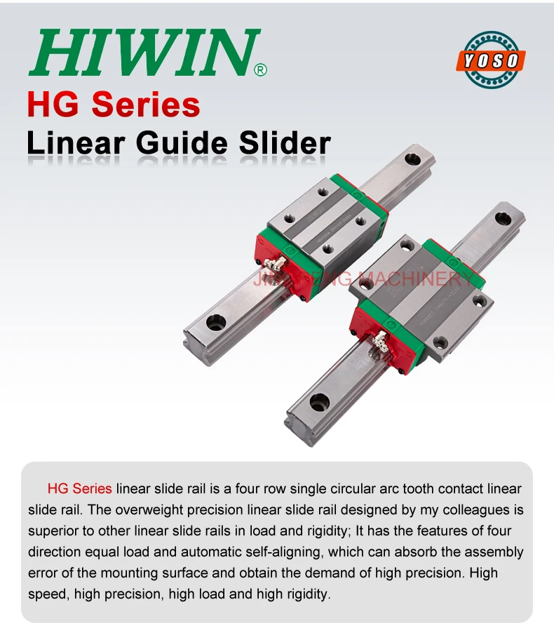 Original Sliding Block Linear Guide HGH15CA HGH20CA HGH25CA HGH30CA ...