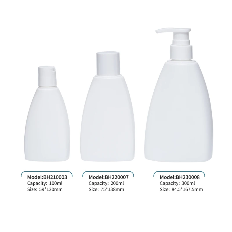 Unique Triangle Shaped Bottles 100ml 200ml 300ml Spray and Cosmetic Container