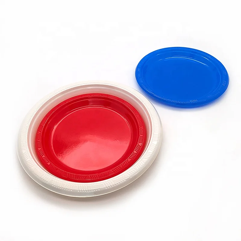 Disposable Party Use 7/9 Inch Plastic Dinner Dishes Plates Buy