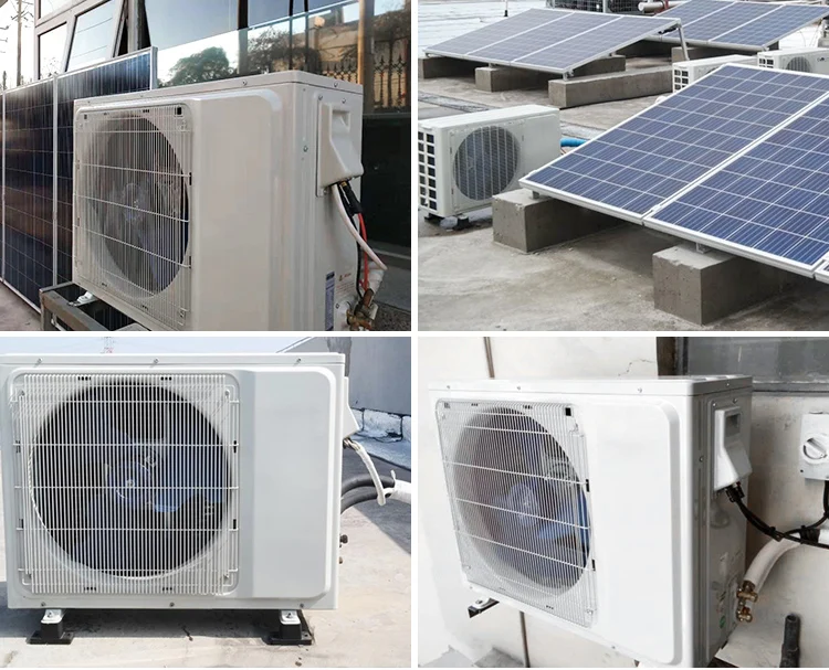 Solar Power Air Conditioner Hybrid Ac/Dc Split Unit Air Conditioning System  9000Btu 12000Btu 18000Btu 24000Btu