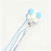 Jouet pour chat pompon bleu